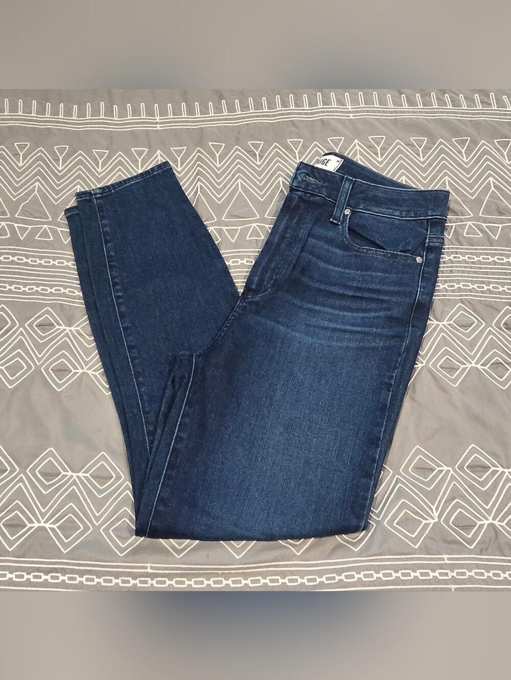 Paige Margot Crop High Waisted Slim Skinny Jeans Size 29